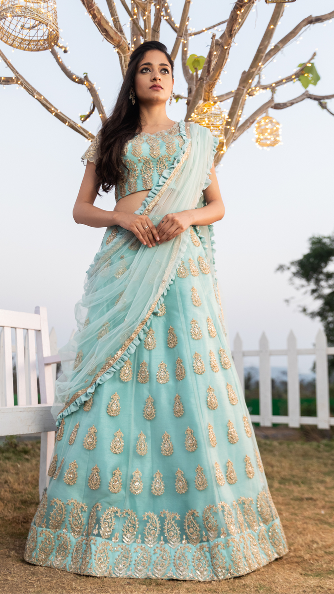 Bridal Lehenga Local Pickup Only (Riwaj Studio Section) Asia
