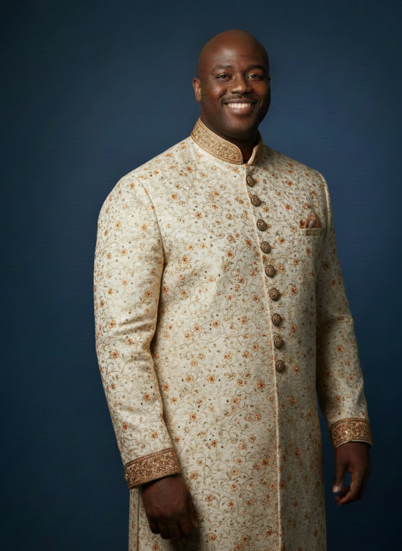 Plus Size Mens Sherwani
