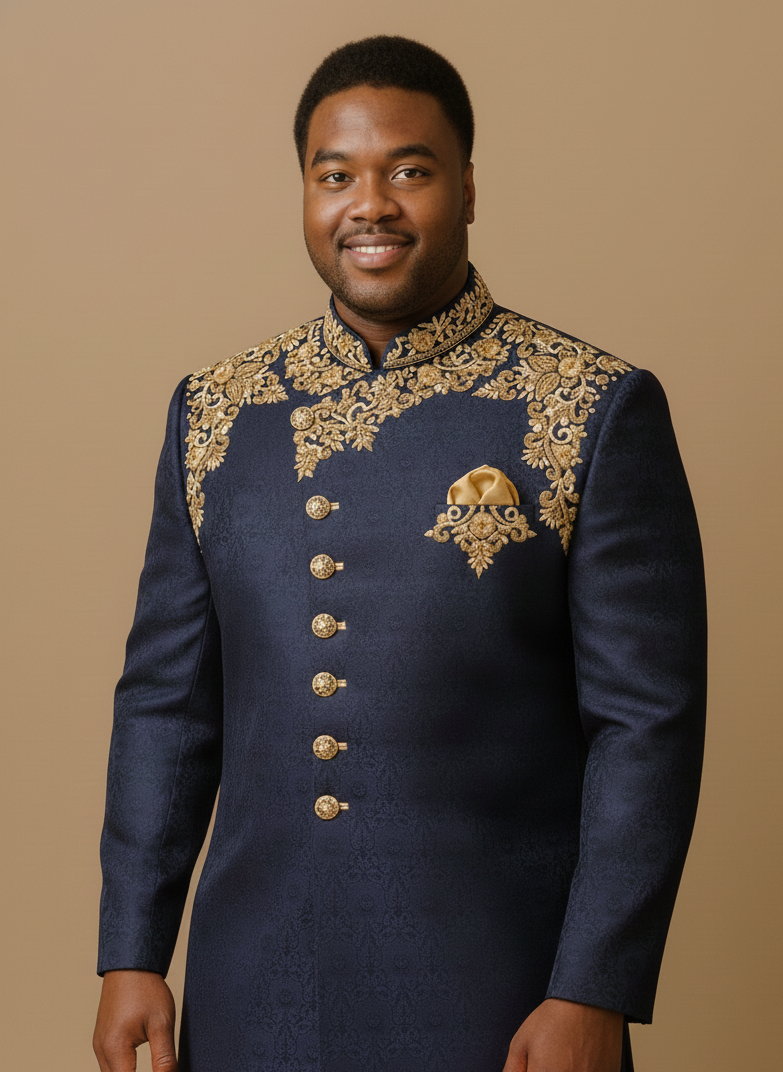 Plus Size Mens Sherwani