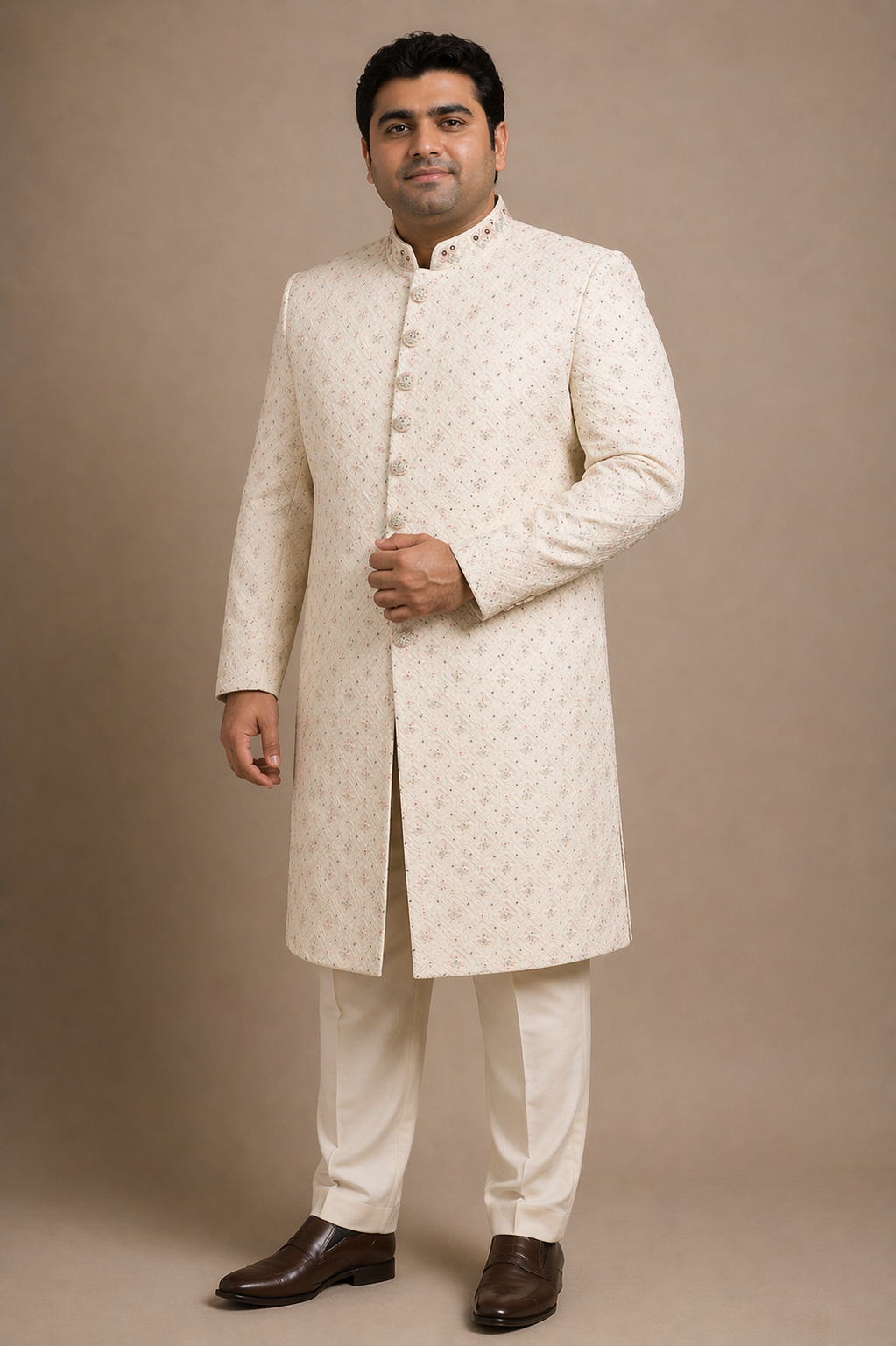 Plus Size Sherwani