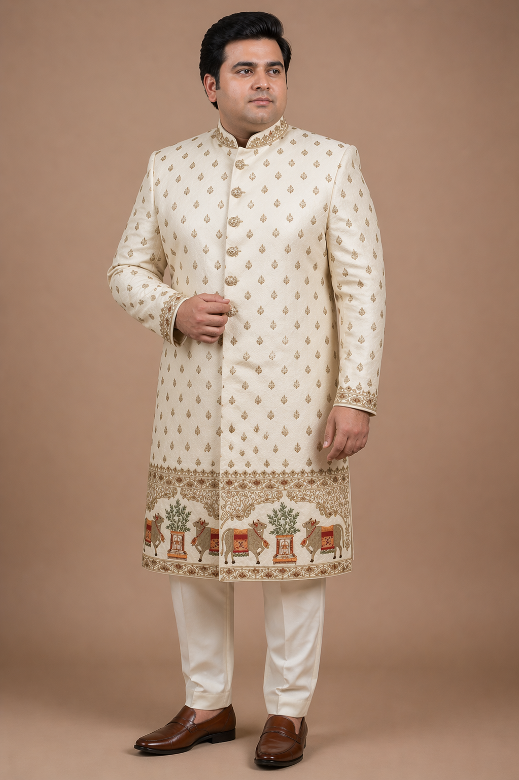 Plus Size Sherwani