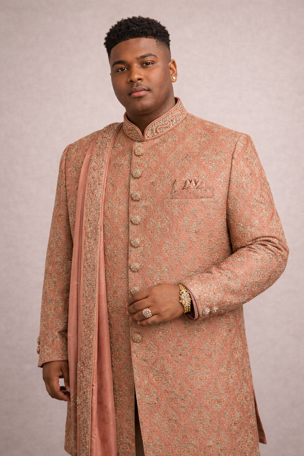 Plus Size Sherwani