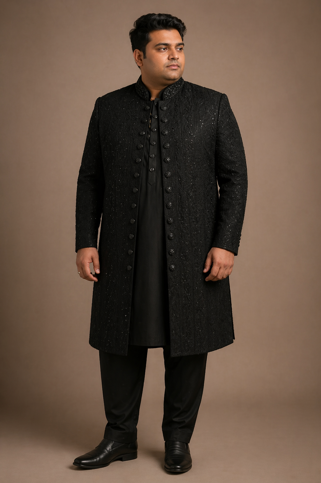 Plus Size Sherwani