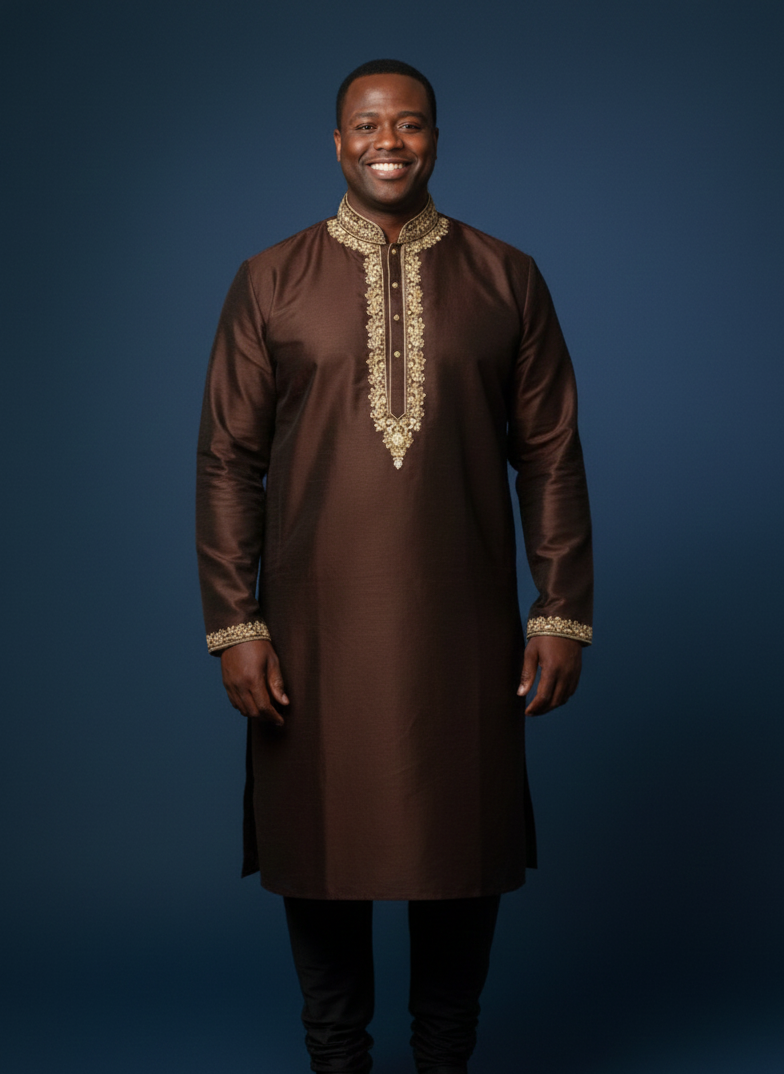 Plus Size Mens Sherwani