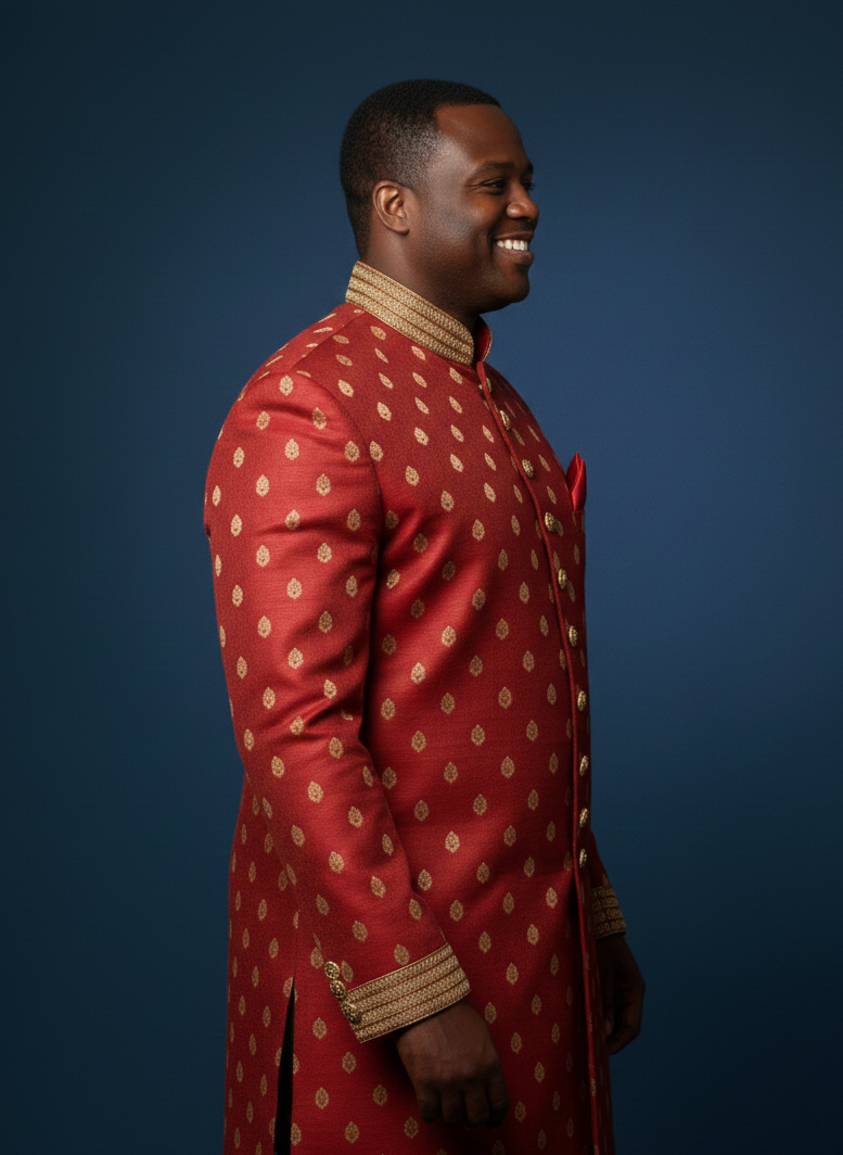 Plus Size Mens Sherwani
