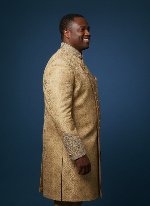 Plus Size Mens Sherwani