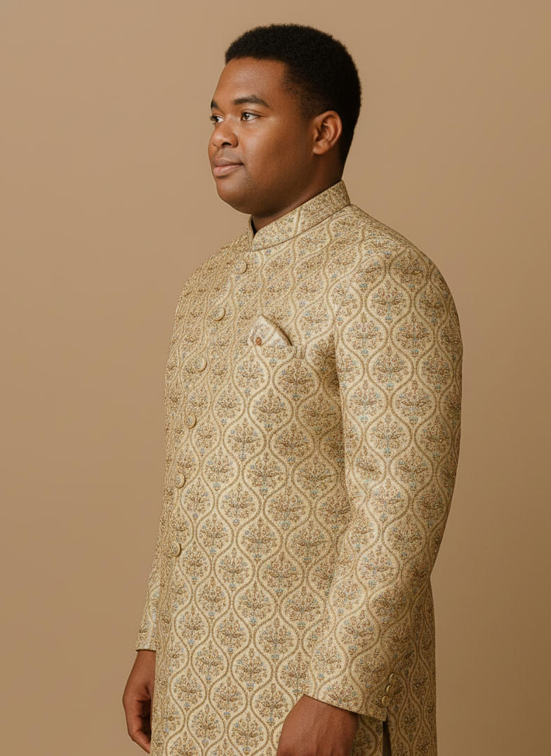 Plus size Mens Sherwani