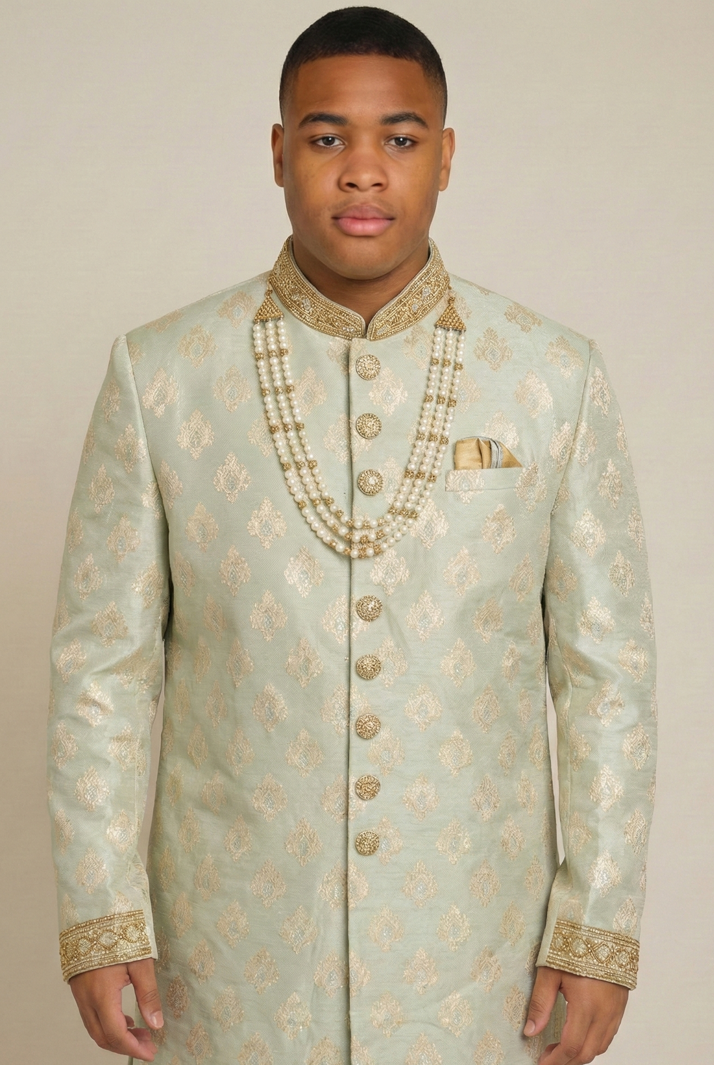 Plus Size Mens Shwerwani