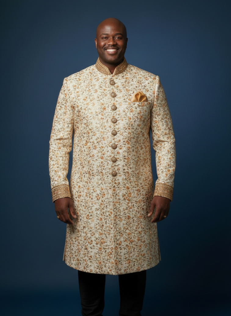 Plus Size Mens Sherwani