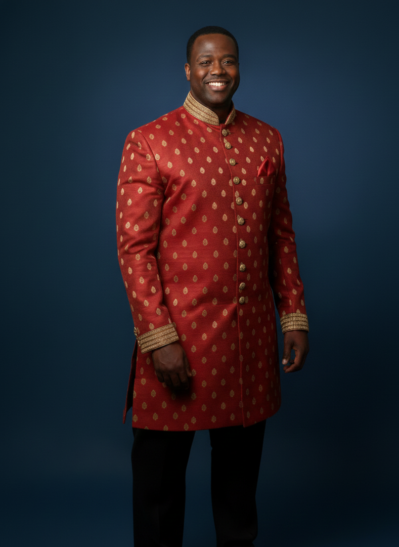 Plus Size Mens Sherwani