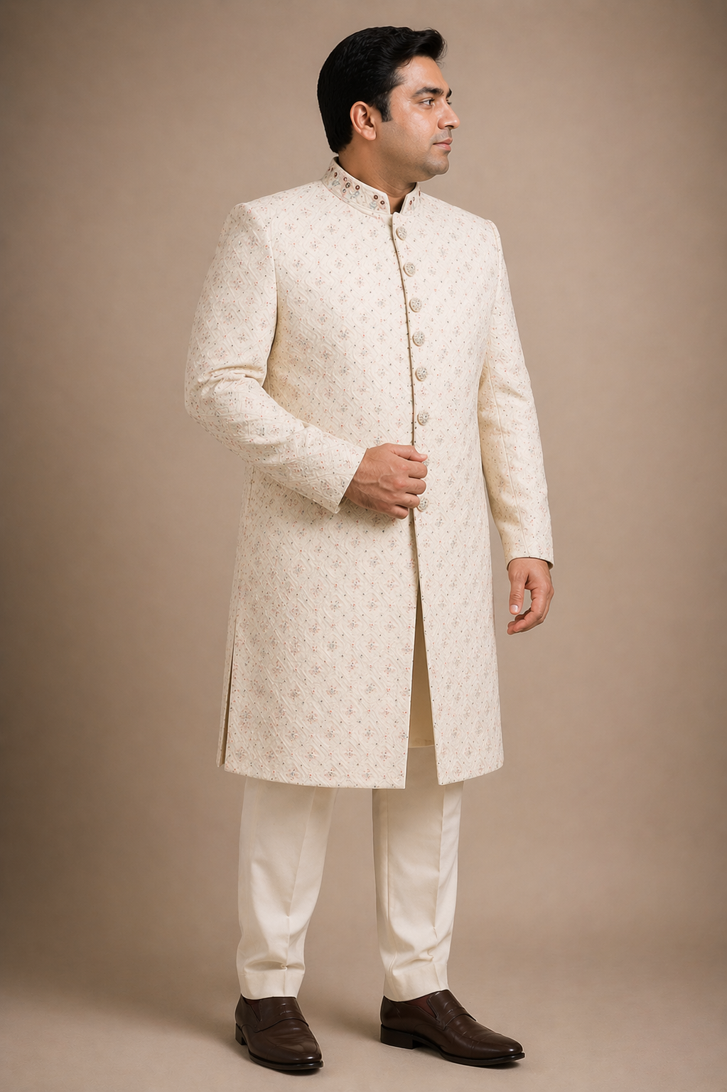 Plus Size Sherwani