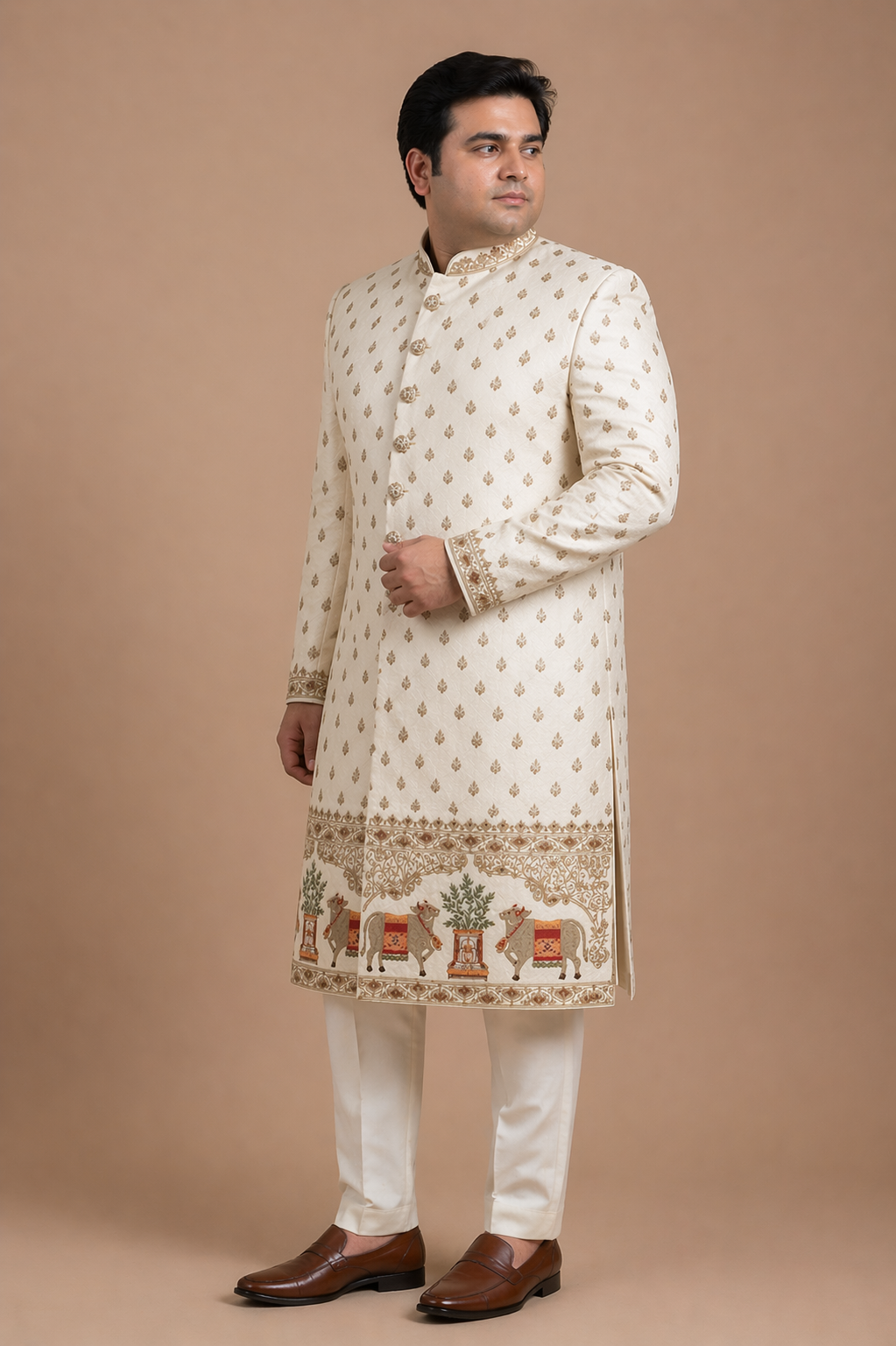 Plus Size Sherwani