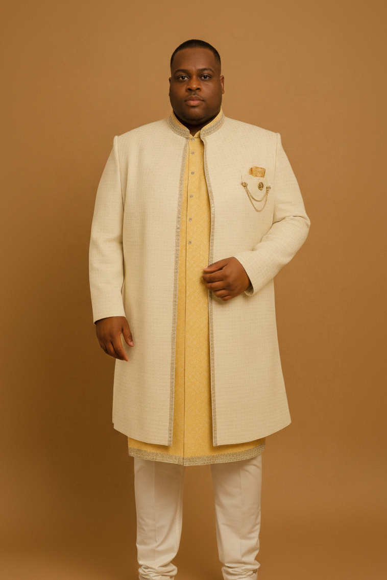 Plus Size Mens Sherwani