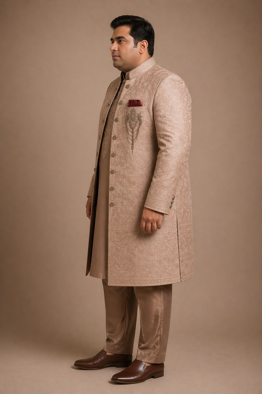 Plus Size Sherwani