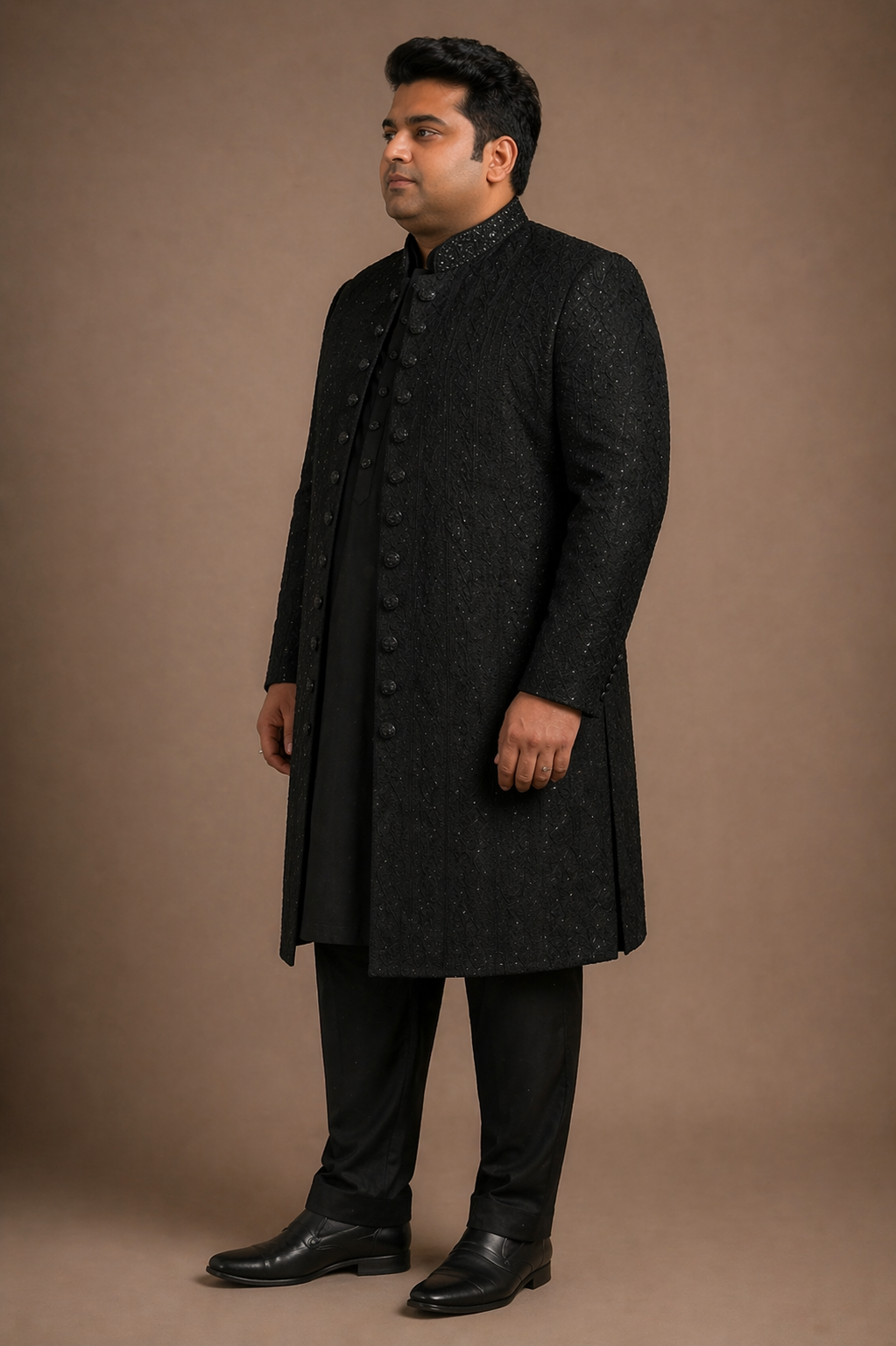 Plus Size Sherwani
