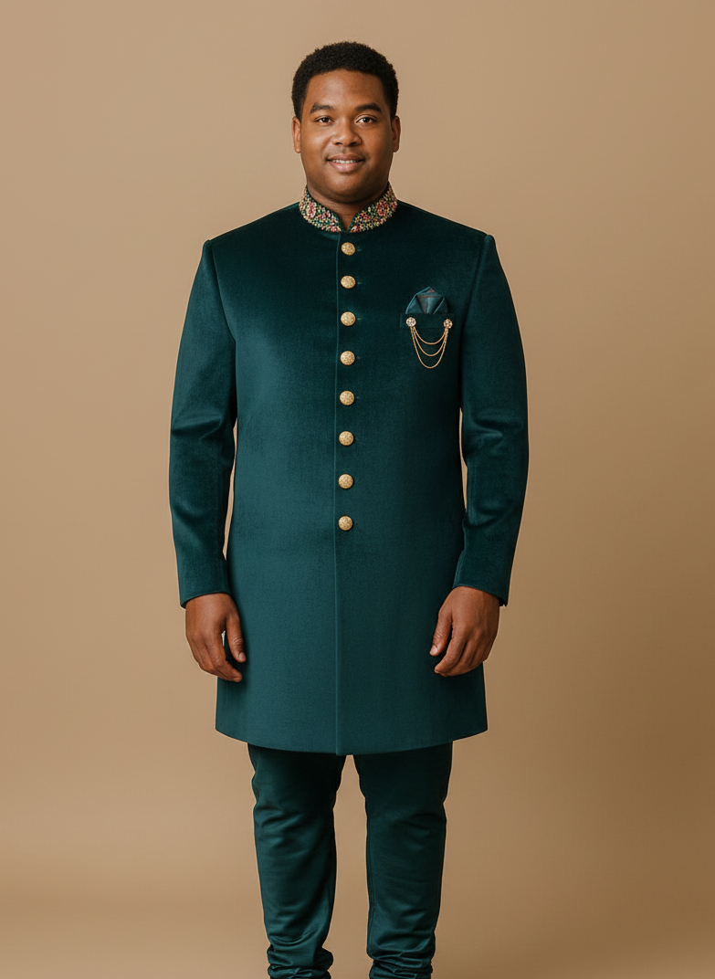 Plus Size Mens Sherwani