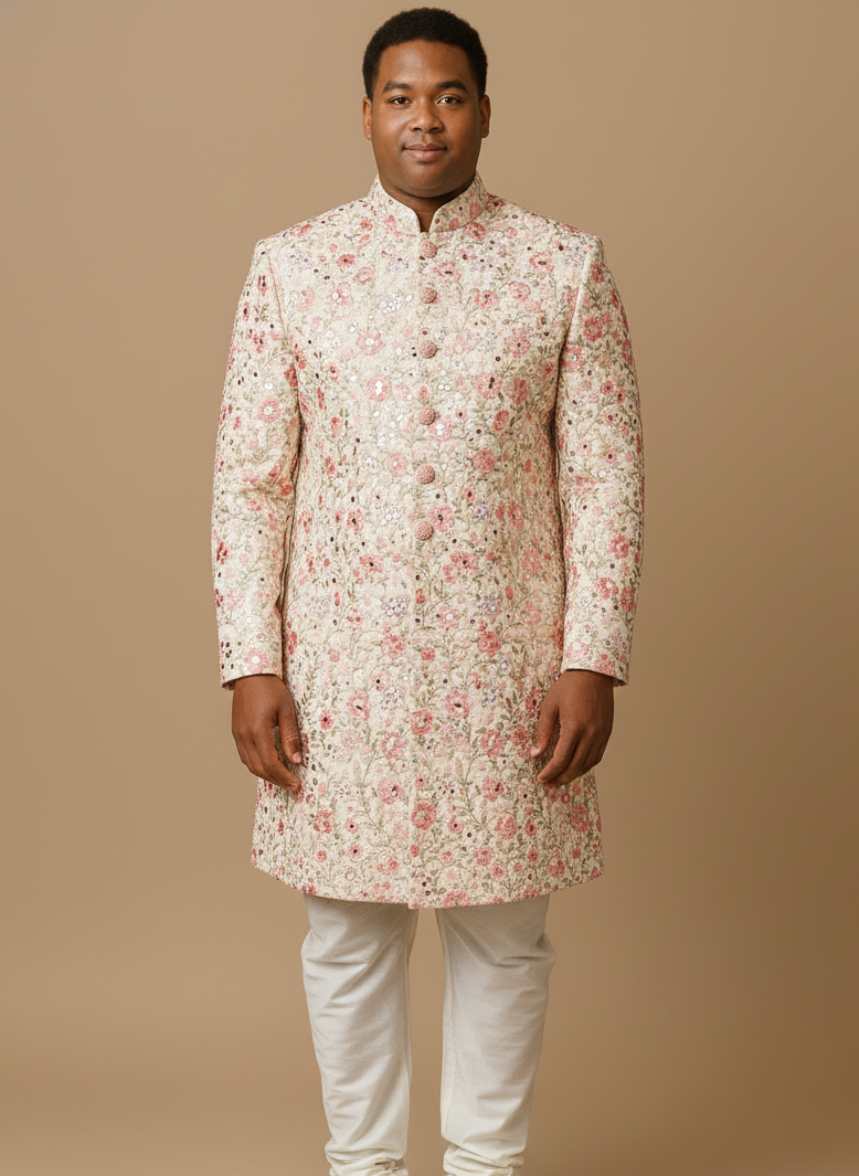 Plus Size Mens Sherwani