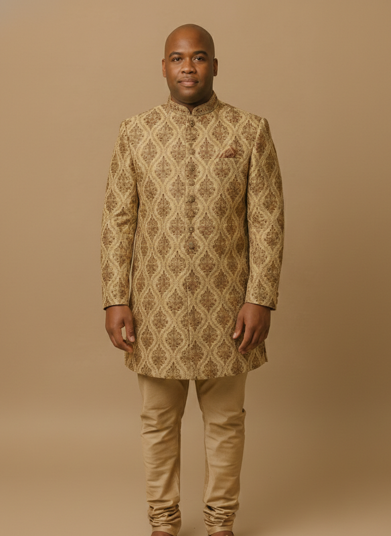 Plus Size Mens Sherwani