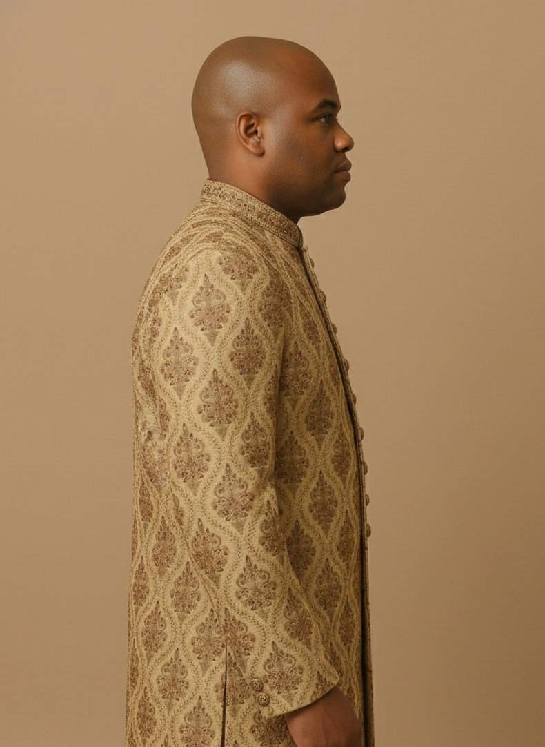 Plus Size Mens Sherwani