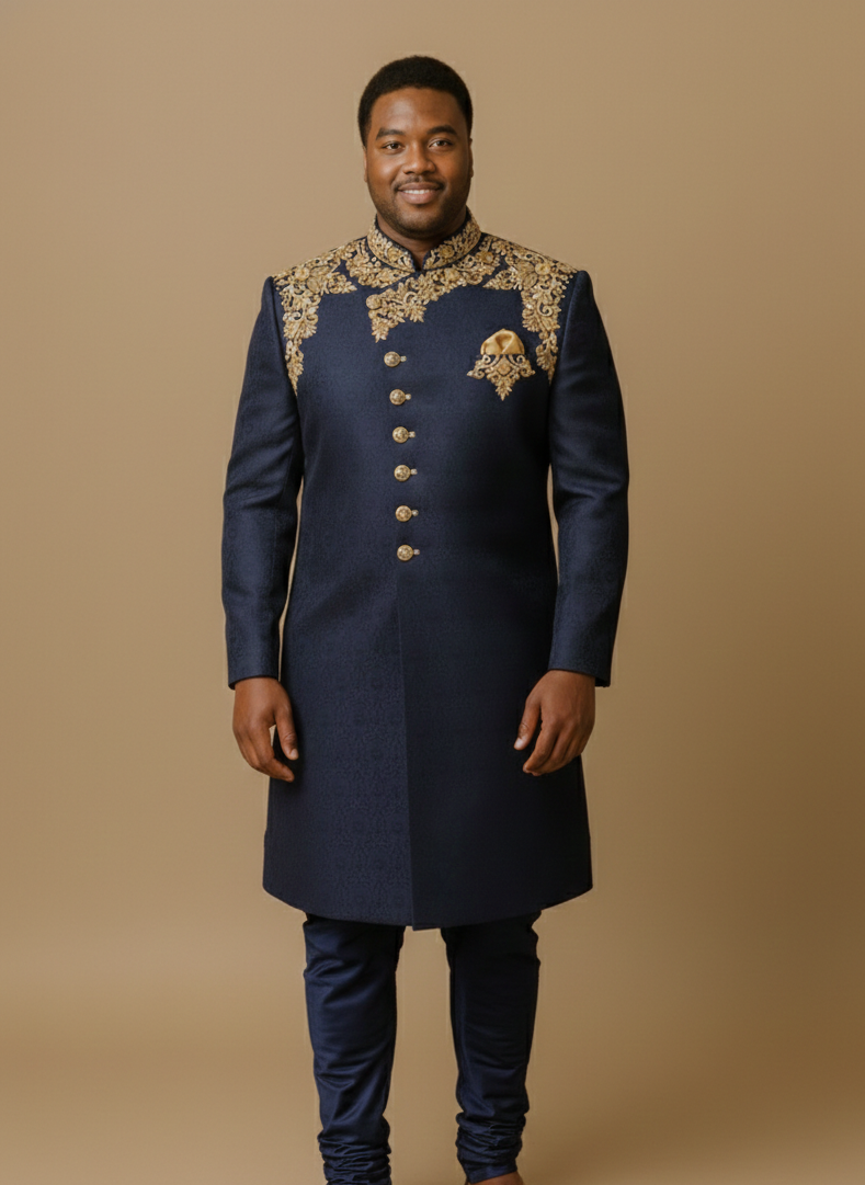 Plus Size Mens Sherwani