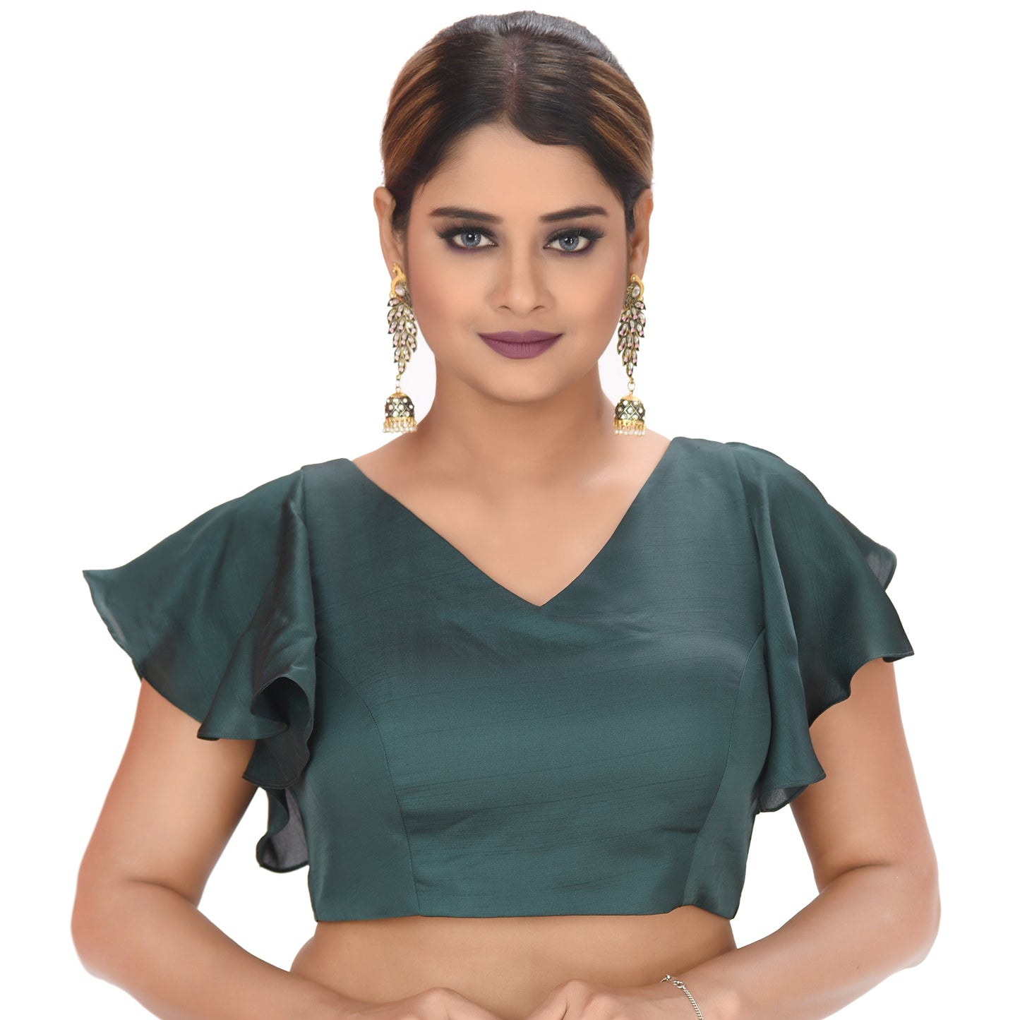 Load image into Gallery viewer, Green     Blouse
